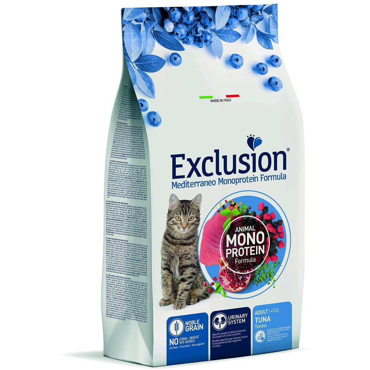 Exclusion Mediterraneo Tonno 1,5kg - Crocchette Gatto Monoproteiche Exclusion Mediterraneo Tonno 1,5kg - Crocchette Gatto Monoproteiche